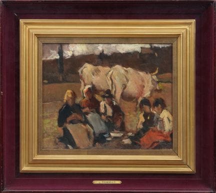 LUDOVICO TOMMASI
Scène champêtre
huile sur bois, 3