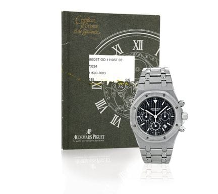 AUDEMARS PIGUET 
Model: Royal Oak Chronograph ref.