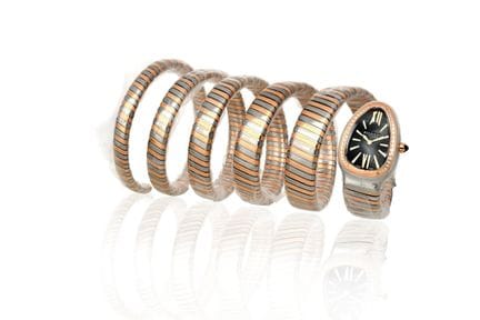 宝格丽
型号：Snake Tubogas，货号 SP 35 SPG
年份：2026
表壳：编号 PO