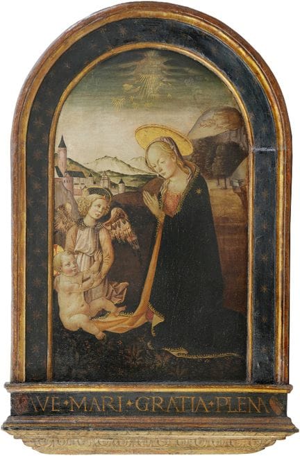 MEISTER VON SAN MINIATO
Jungfrau in Anbetung des K