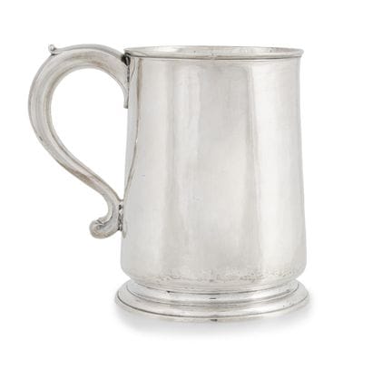 GIORGIO II.-Tasse aus Silber, London, 1737, glatt 