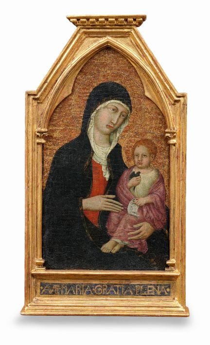 UGOLINO DI NERIO
(attribué à)
Vierge à l'Enfant
Dé