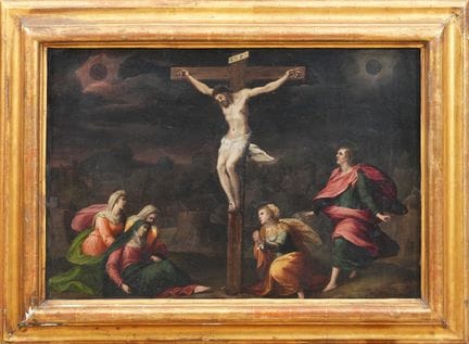 Ligurischer Maler des 17. Jahrhunderts
Kreuzigung 