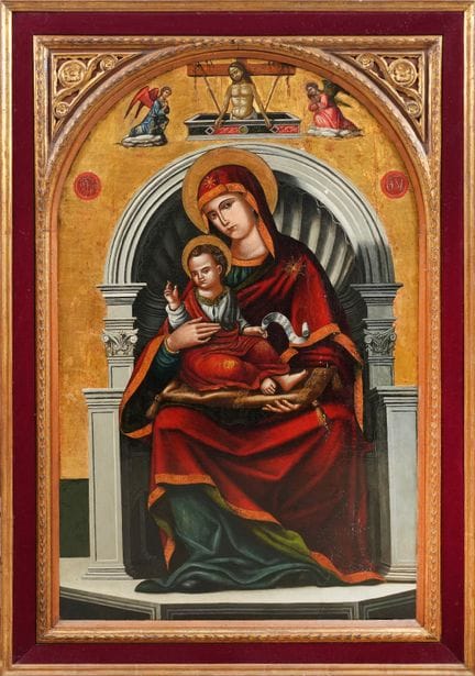 EMMANUEL TZANES
Madonna Lampovitissa (oder Panagia