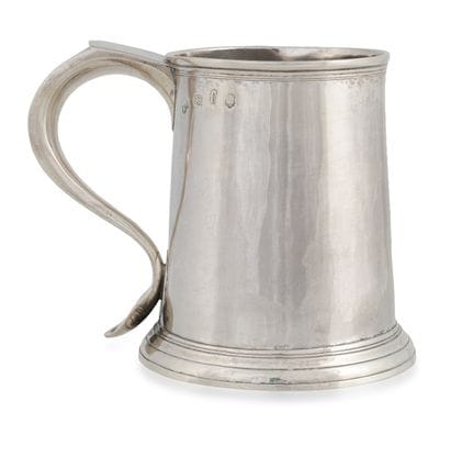GIORGIO II.-TASSE AUS SILBER, LONDON, 1741, SILBER