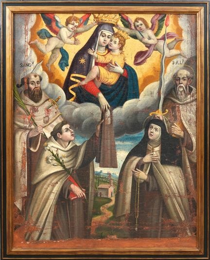 MALER DES 17. JAHRHUNDERTS
Madonna del Carmine mit