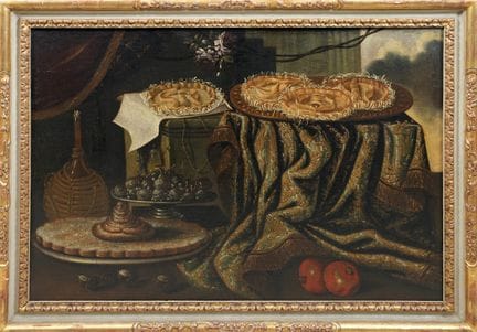 ANTONIO GIANLISI
Still Life with Brocade Draperies