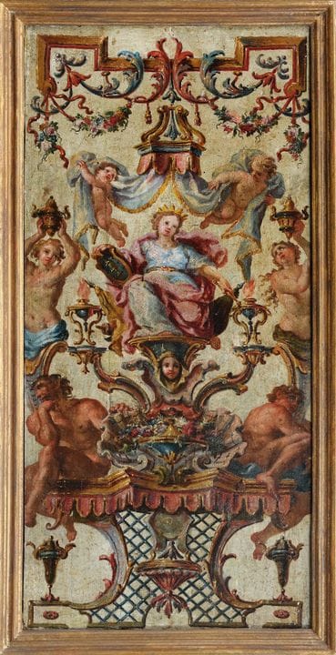 18TH-CENTURY NEAPOLITAN PAINTER
Allegorical scene 