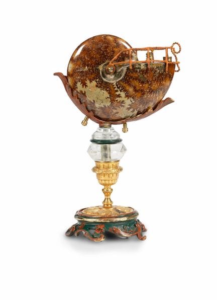 SCULPTURE IN SEMI-PRECIOUS STONE, ROCK CRYSTAL, AN