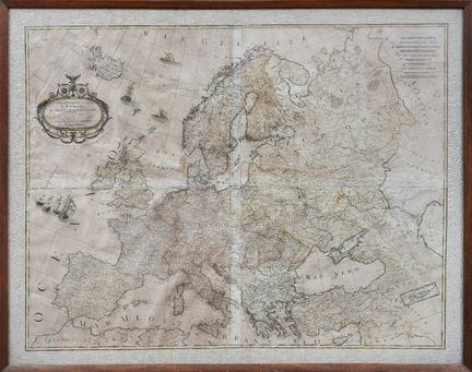 ENGRAVING
General Map of All of Europe by Matteo A