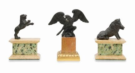 19TH-CENTURY SCULPTOR
Eagle
Wild Boar
Rampant Lion