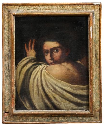 17TH-CENTURY PAINTER
Joseph Escapes from Potiphar’