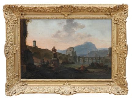 THOMAS WIJCK
(attributed to)
Roman Landscape with 