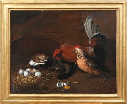 MELCHIOR D'HONDECOETER
Weasel in the Chicken Coop,