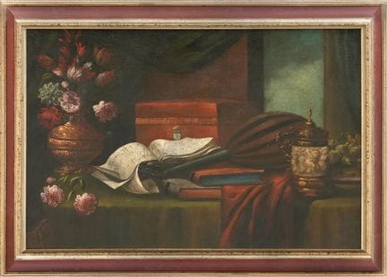 17TH-CENTURY PAINTER
Still Life with a Vase of Flo