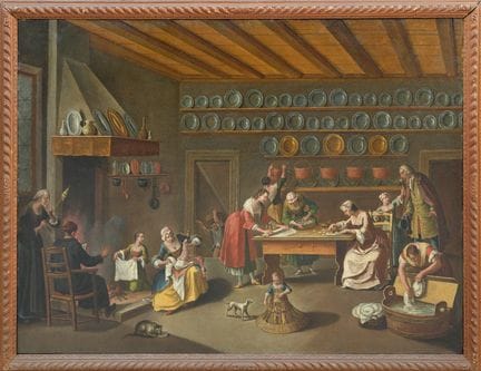 MASTER OF THE REDOUBT
Scene of everyday life in a 
