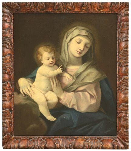 GIOVANNI ANDREA SIRANI
(workshop of)
Madonna and C