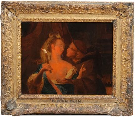 GODFRIED SCHALCKEN
(attributed to)
Nocturnal Love 