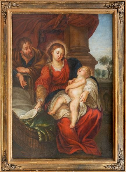 17TH-CENTURY FLEMISH PAINTER
The Holy Family with 