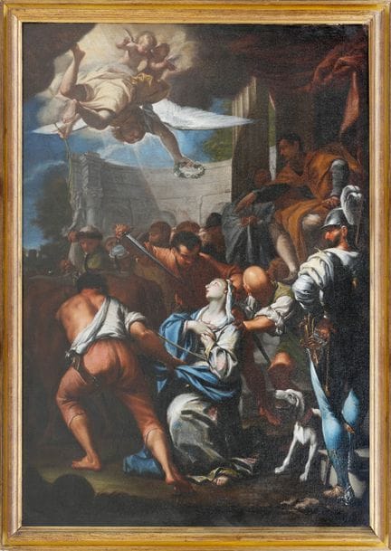 FRANCESCO TREVISANI
Martyrdom of Saint Lucy
Oil on