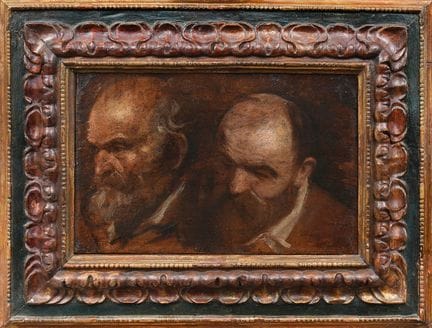 ANNIBALE CARRACCI
Étude de deux têtes de vieillard