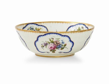 PORCELAIN CENTERPIECE, SEVRES, 18TH CENTURY, polyc