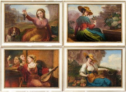 LUIGI CHERUBINO HARTMANN
The Four Seasons
Four oil