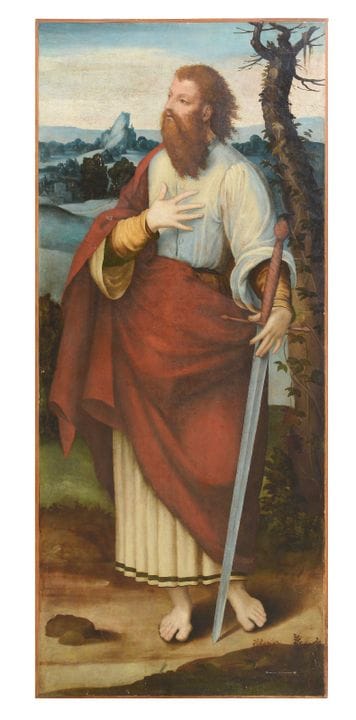 PIETRO GRAMMORSEO
(attributed to)
Saint Paul
Oil o