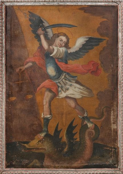 17TH-CENTURY PAINTER
Saint Michael the Archangel D