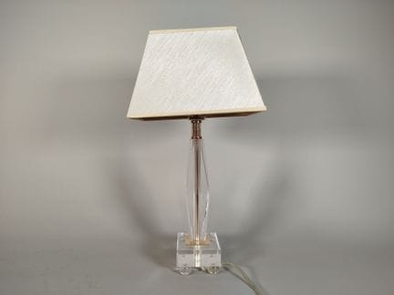 LE DAUPHIN: Tischlampe aus transparentem Kunststof
