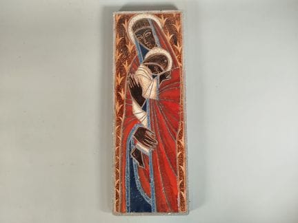 Jean JAFFEUX (1931-2015) : plaque murale rectangul