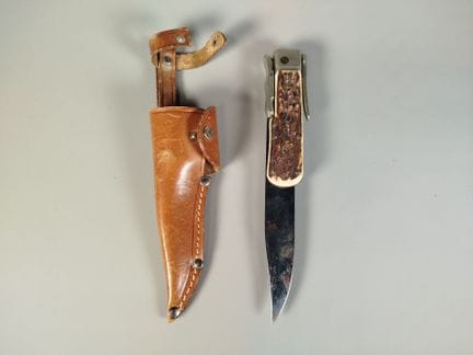 Cuchillo de caza de hoja fija de acero inoxidable 