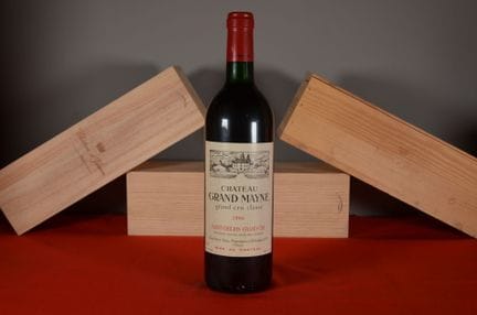 1986年份圣埃米利永特级园格兰梅恩酒庄红葡萄酒，一瓶（液位低至瓶口）