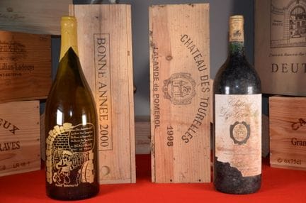 A set of two magnums consisting of: Domaine des Pi