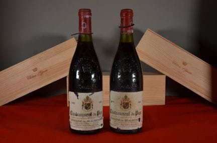 1988年份教皇新堡红葡萄酒，博雷纳酒庄（Domaine de Beaurenard），保罗·库隆父