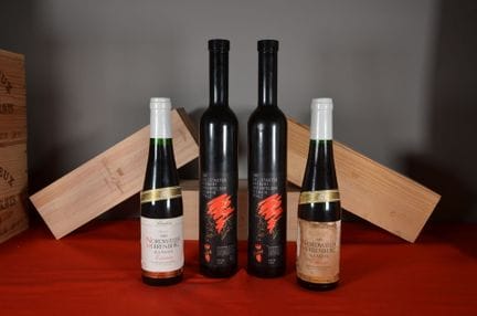 A set of four bottles of German Eiswein, including
