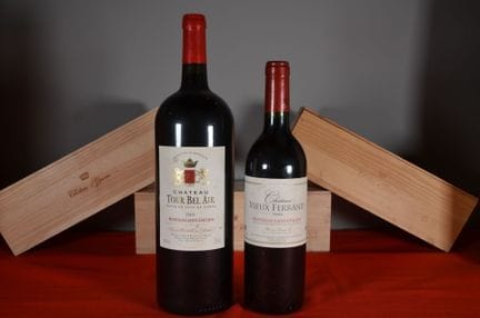 A set of two bottles of Montagne Saint-Emilion, in