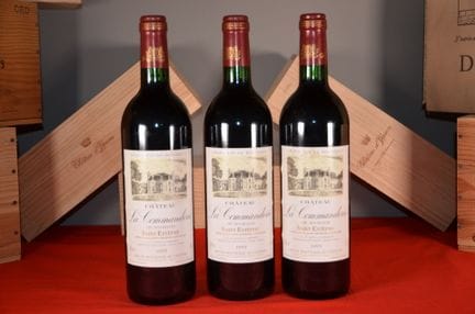 拉科曼德里酒庄 圣埃斯泰夫中级庄 1999年份，三瓶
