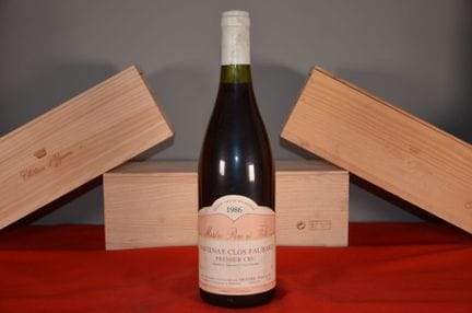 Santenay Premier Cru Clos Faubard 1986, one bottle
