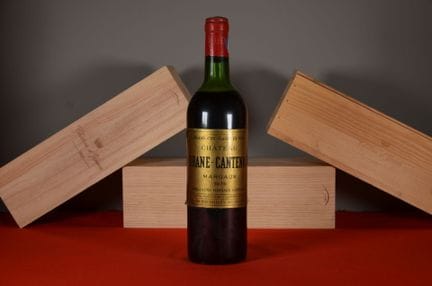 布兰-康特纳克酒庄 1975年玛歌列级庄红葡萄酒，一瓶（液位至瓶肩中部，酒标污渍且略有翘起，瓶盖变形