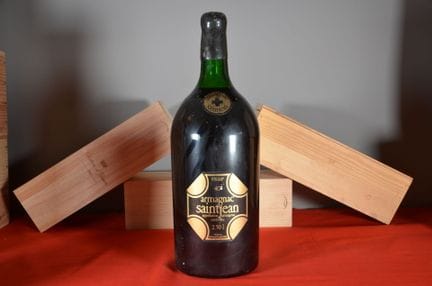 圣让阿马尼亚克VSOP，加斯科涅式陶罐装（2.5升）（标签略有破损）