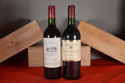 A set of two bottles of Pécharmant, consisting of: