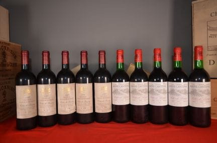 A collection of ten bottles of Côtes de Bourg, inc