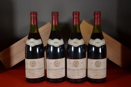 Nuits-Saint-Georges Antoine Perney 1983, four bott