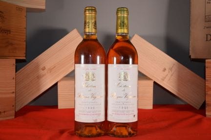 A pair of bottles of Château de Rayne Vigneau, Pre