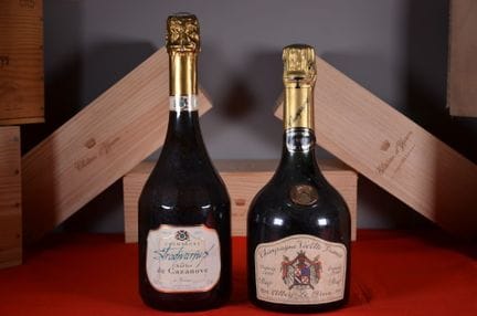 Set of two bottles of Champagne, including: Charle