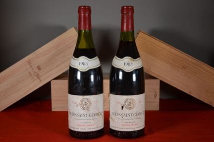 Nuits-Saint-Georges Antoine Perney 1983, two bottl