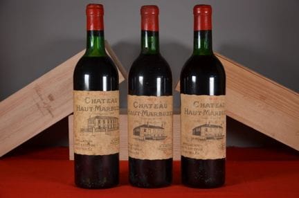 三瓶圣埃斯泰夫（Saint-Estèphe）的奥马布泽酒庄（Château Haut-Marbuze