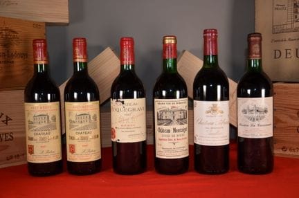 A set of six bottles including: Château Tour du Ha
