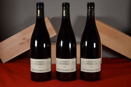 Crozes-Hermitage rosso Domaine Pradelle 2024, tre 